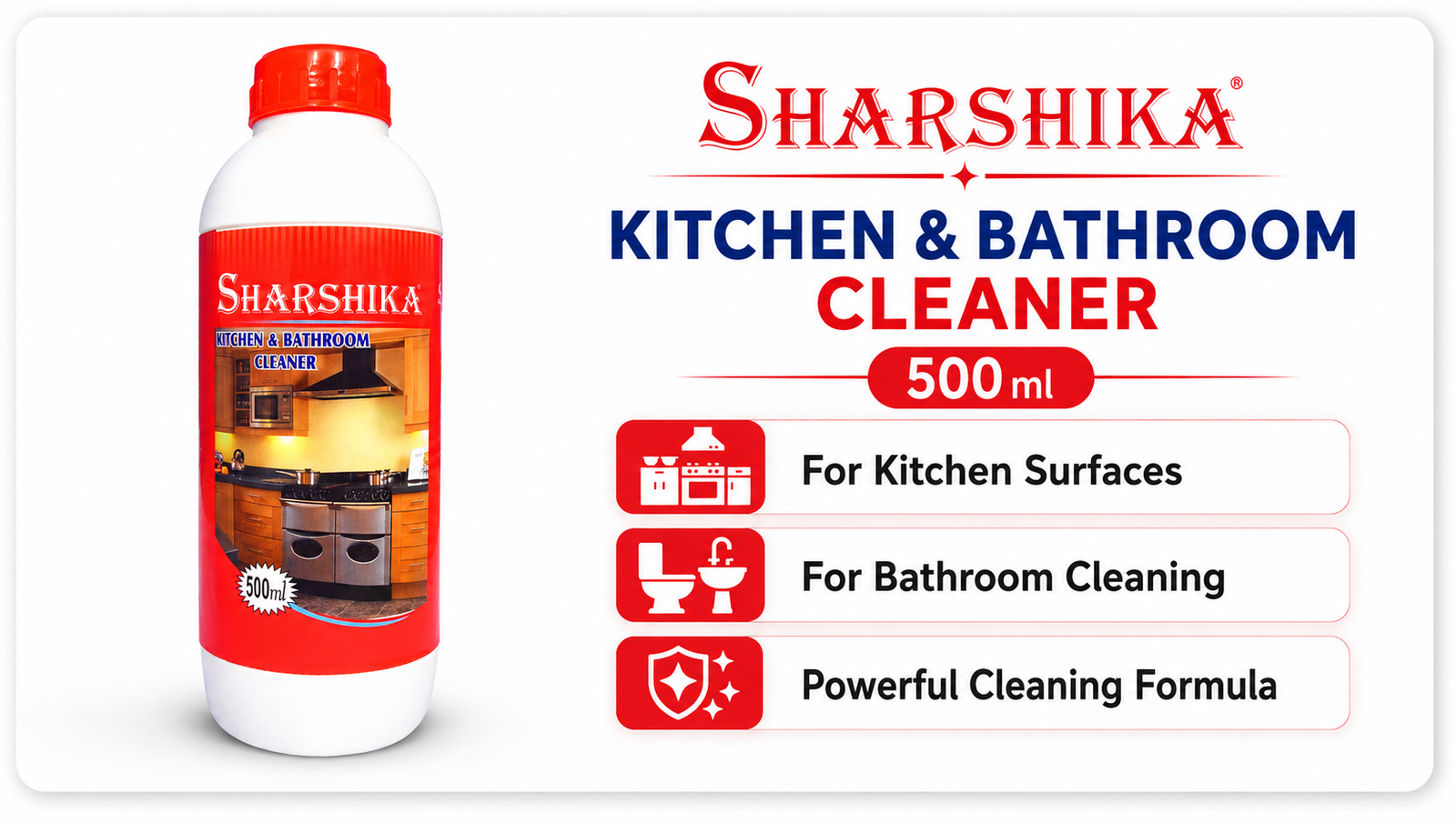 Kitchen & Bathroom Cleaner - front view